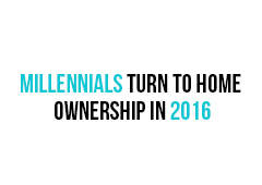 Read more about the article Millennials turn to Home Ownership in 2016
